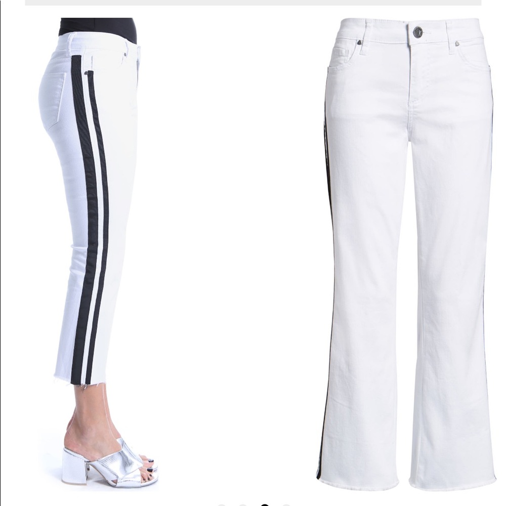 KUT FROM THE KLOTH High Waist Side Stripe Jeans